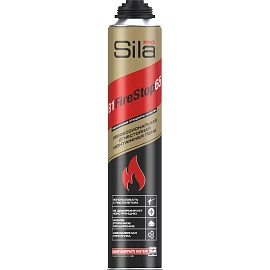 Пена монтажная профессиональная Sila Pro B1 Firestop 65 огнестойкая 850 мл