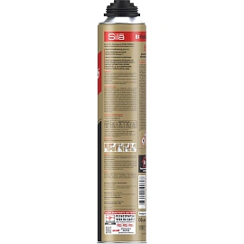 Пена монтажная профессиональная Sila Pro B1 Firestop 65 огнестойкая 850 мл