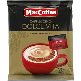 Кофейный напиток MacCoffee Cappuccino Dolce Vita 24гx20шт/уп