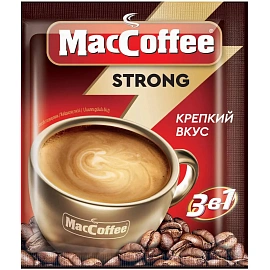 Кофейный напиток MacCoffee Strong 3в1 растворимый 18гx50шт/уп
