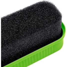Губка для обуви Gecko чёрная для искусственной и натуральной кожи