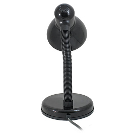 Светильник настольный на подставке СТАРТ СТ02, гибкая стойка, Е27, черный