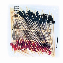 Пики для канапе бамбуковые "Кристалл", 12 см, 100 шт., КП, 138295