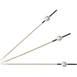 Пика Жемчужина Белая 12 см БАМБУК 100 шт/уп