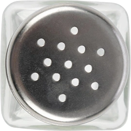 Солонка/перечница SPEZIA, объем 80 мл (стекло, нерж.сталь)