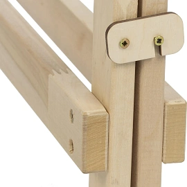 Мольберт напольный Хлопушка Комус Арт, 60х120см, односторонний, фанера