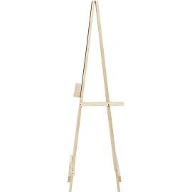 Мольберт напольный Хлопушка Комус Арт, 60х120см, односторонний, фанера