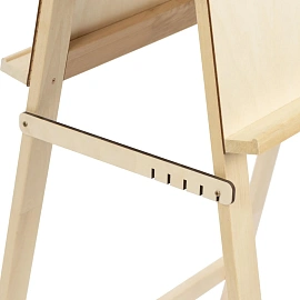 Мольберт напольный Хлопушка Комус Арт, 60х120см, двусторонний, фанера