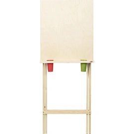 Мольберт напольный Хлопушка Комус Арт 60х135см, одностор., 2 стакана