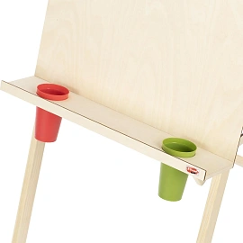 Мольберт напольный Хлопушка Комус Арт 60х135см, одностор., 2 стакана