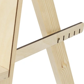 Мольберт напольный Хлопушка Комус Арт 60х135см, одностор., 2 стакана