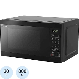 Микроволновая печь Sharp R2800RK,800вт,20л,электрон