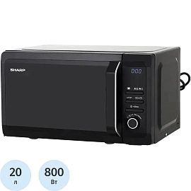 Микроволновая печь Sharp R2852RK,800вт, 20л,электрон