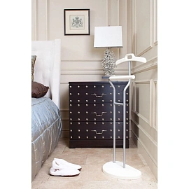 Вешалка костюмная D10 (металлик/слоновая кость)