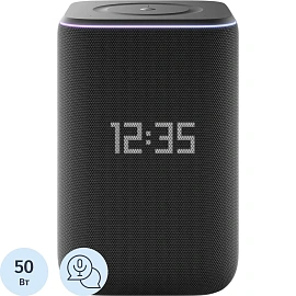 Умная колонка Яндекс Станция 3 с Алисой, Zigbee, черный (YNDX-00060BLK)