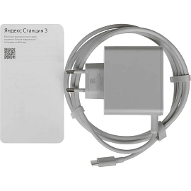 Умная колонка Яндекс Станция 3 с Алисой, Zigbee, черный (YNDX-00060BLK)