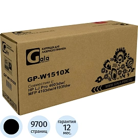 Картридж лазерный GalaPrint W1510X GP_W1510X для HP чёрный совместимый повышенной ёмкости