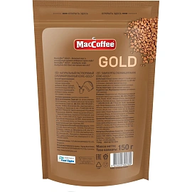 Кофе растворимый MacCoffee Голд дой-пак 150г