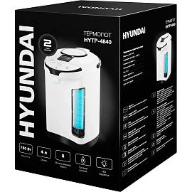 Термопот Hyundai 4л. 750Вт белый/черный (HYTP-4840)