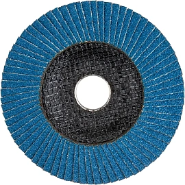 Круг лепестковый торцевой, циркониевый, P40, 125х22,2мм INOX KRANZ