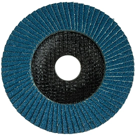 Круг лепестковый торцевой, циркониевый, P80, 125х22,2мм INOX KRANZ