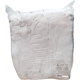 Ветошь лоскут вафельного полотна отбеленный, 10кг/уп