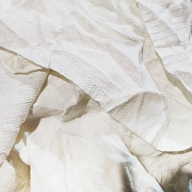 Ветошь лоскут вафельного полотна отбеленный, 10кг/уп