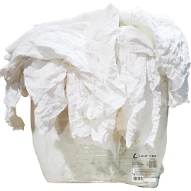 Ветошь лоскут вафельного полотна отбеленный, 10кг/уп