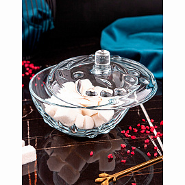 Сахарница, с крышкой, диаметр 140 мм, фактурное стекло, PASABAHCE "ПЕРЛА", фирменная подарочная упаковка, 97236 фото Сахарница, с крышкой, диаметр 140 мм, фактурное стекло, PASABAHCE "ПЕРЛА", фирменная подарочная упаковка, 97236