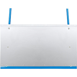 Движок для уборки снега (скрепер) Сибртех оцинкованная сталь 75x41 см