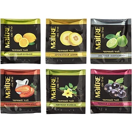 Чай ассорти Maitre de The Цветы 60 пакетиков фото Чай ассорти Maitre de The Цветы 60 пакетиков