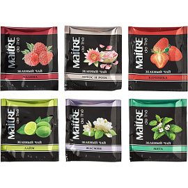 Чай ассорти Maitre de The Цветы 60 пакетиков фото Чай ассорти Maitre de The Цветы 60 пакетиков