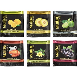 Чай ассорти Maitre de The Цветы 60 пакетиков фото Чай ассорти Maitre de The Цветы 60 пакетиков