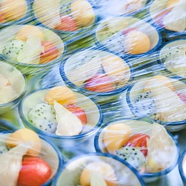 Пленка пищевая полиэтиленовая 30 см x 300 м 7.5 мкм