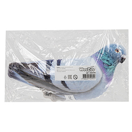 Игрушка мягкая "ГОЛУБЬ", ткань вельбоа, 28х17 см, WOOZOO (ВУЗУ), 666678, 666978