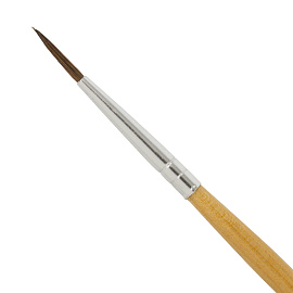 Кисть BRAUBERG, пони, круглая, № 2, 200188 фото Кисть BRAUBERG, пони, круглая, № 2, 200188