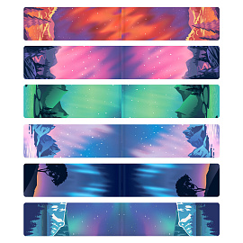 Закладки для книг МАГНИТНЫЕ, "GALAXY", набор 12 шт., 60x20 мм, BRAUBERG, 113171