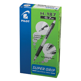 Карандаш механический черный Pilot H-187 0.7 мм