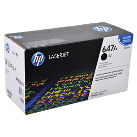Картридж лазерный HP 647A CE260A черный оригинальный