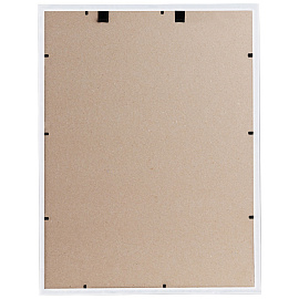 Рамка пластиковая 30*40см, OfficeSpace "Basic", небьющееся стекло, белая