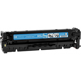 Картридж лазерный HP 305A CE411A голубой оригинальный
