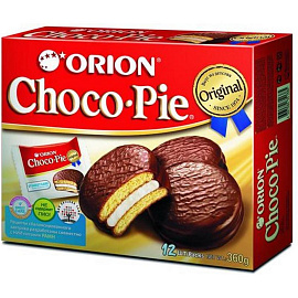 Пирожное Orion Choco Pie 360 г (12 штук в упаковке) фото Пирожное Orion Choco Pie 360 г (12 штук в упаковке)