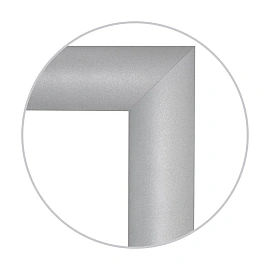 Зеркало настенное Комус Мебель 1801 СЕ-1 (серебро, 600х1000 мм)