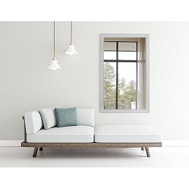 Зеркало настенное Комус Мебель 1801 СЕ-1 (серебро, 600х1000 мм)