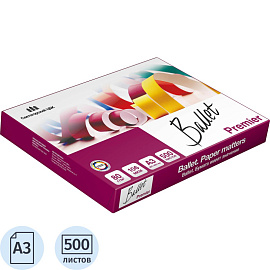 Бумага офисная Ballet Premier А3 80 г/кв.м марка A 160 CIE (500 листов)