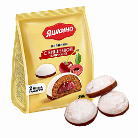 Пряники Яшкино с вишневой начинкой 350 г