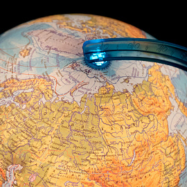 Глобус Globen Классик Евро физический 25 см с подсветкой