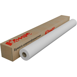 Бумага широкоформатная Комус (ProMega engineer) InkJet (80 г/кв.м, длина 45 м, ширина 420 мм, диаметр втулки 50.8 мм)