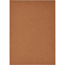 Обложки для переплёта картонные Комус (ProMega office) А4 230 г/кв.м коричневые текстура кожа (100 штук в упаковке)