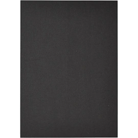 Обложки для переплета картонные ProMega office A4 250 г/кв.м черные текстура лен (100 штук в упаковке)